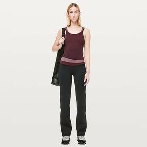 Lululemon women's Astro Pant *32"Black / Dark Adobe / Antique Bark